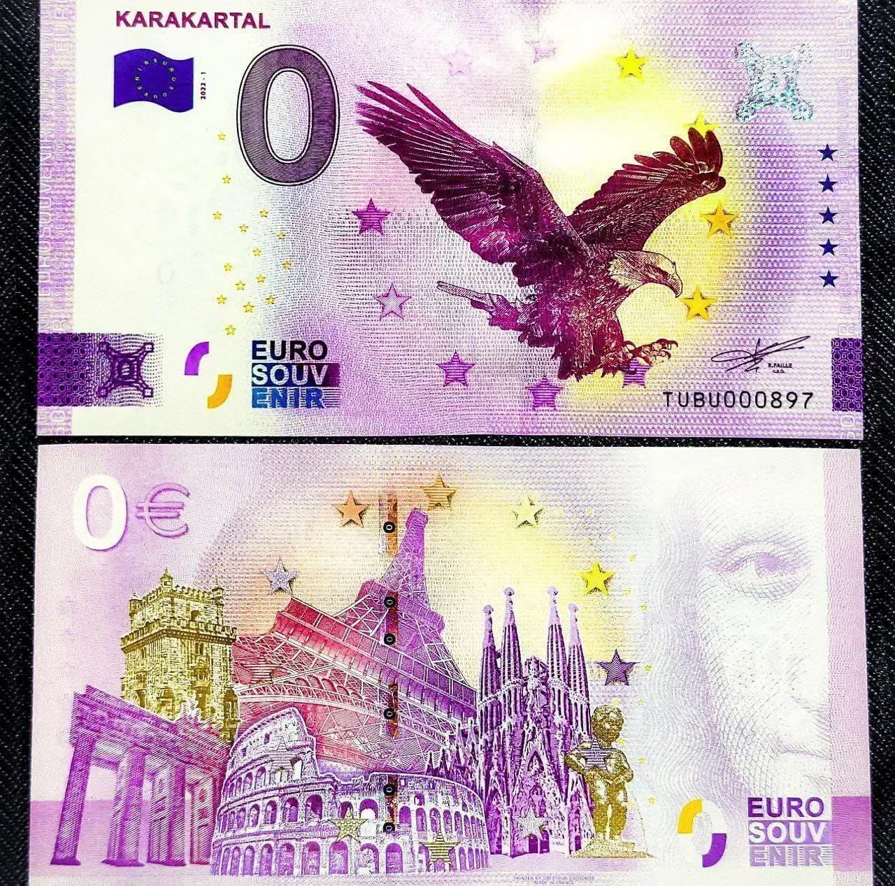 اسکناس صفریورو عقاب|کلکسیون سکه، تمبر، اسکناس|تبریز, |دیوار