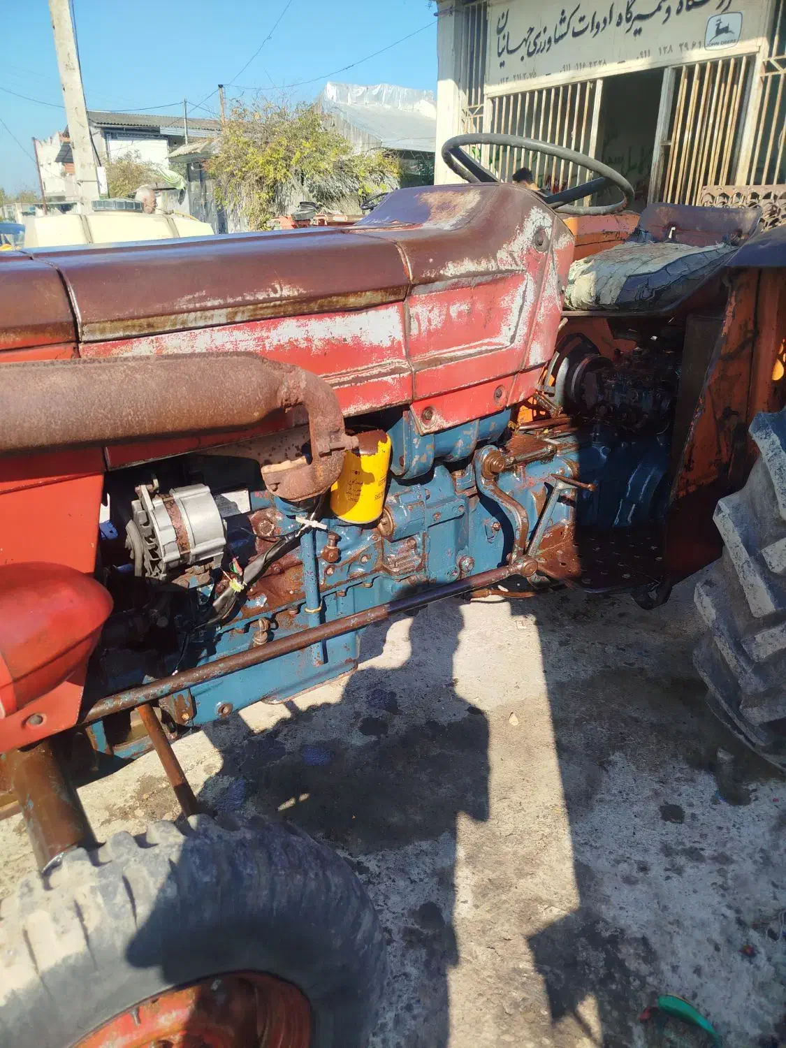 تراکتور فیات قرمز|خودرو سنگین|قائم‌شهر, |دیوار