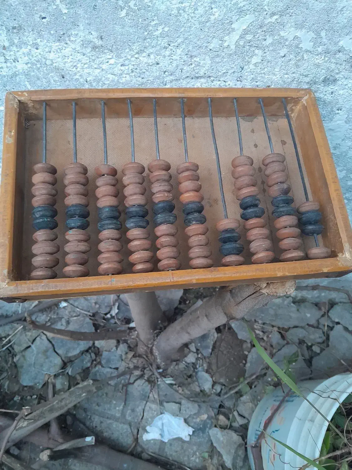 چرتکه،قدیمی،عتیقه|کلکسیون اشیاء عتیقه|لاهیجان, کوی خزر|دیوار