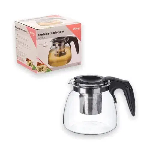 قوری شیشه ای با صافی استیل|قوری، کتری، قهوه‌ساز دستی|ری, شهید غیوری (ابن باویه)|دیوار