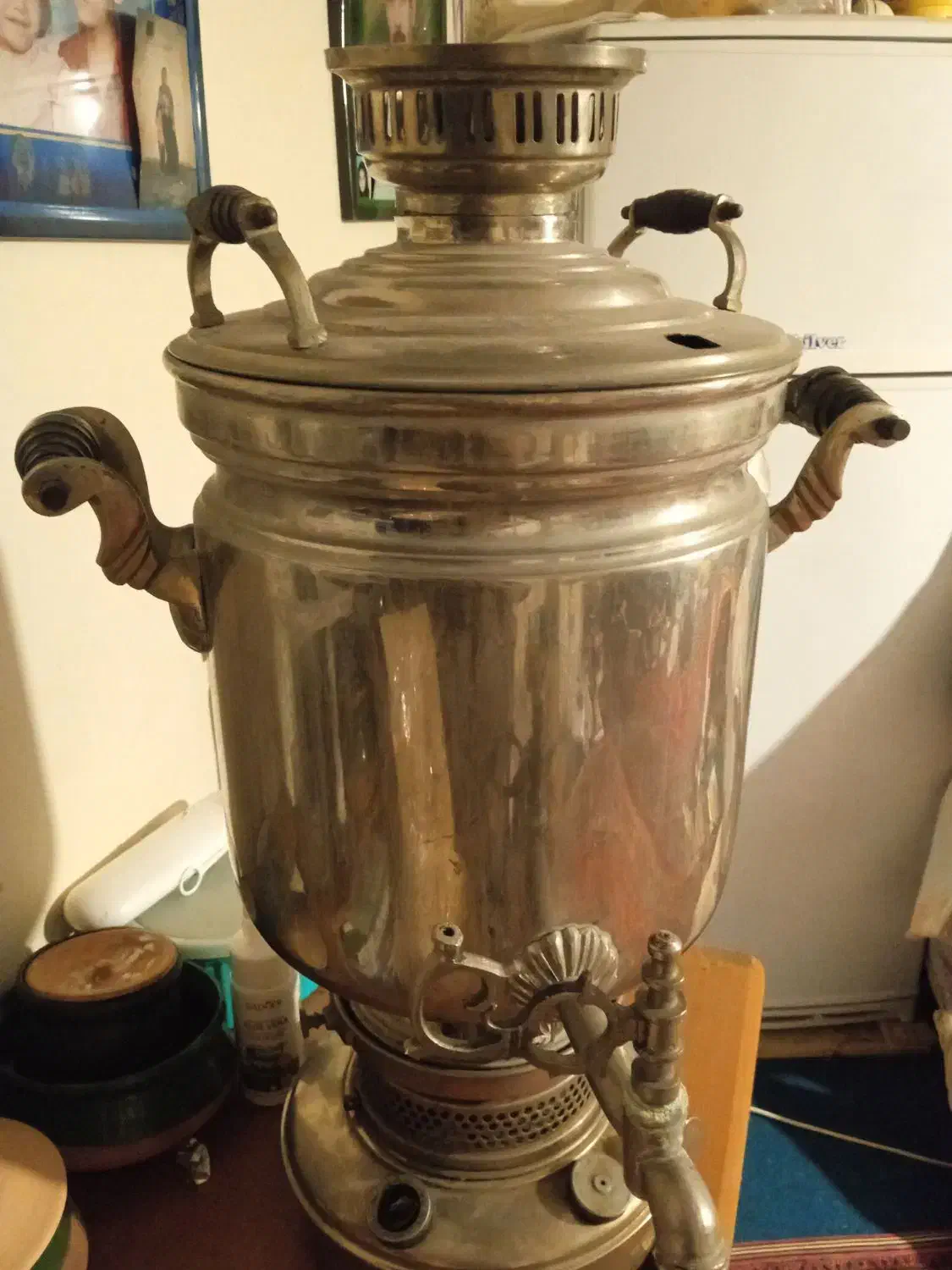 سماور نفتی قدیمی قدمت بالای 50سال|سماور، چایساز، قهوهساز|محمدشهر, شهرک چمران|دیوار