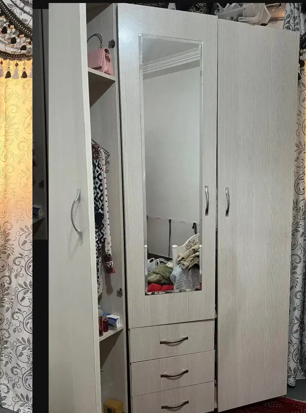 کمد سفید دو تیکه|جاکفشی، کمد، دراور|چابهار, |دیوار