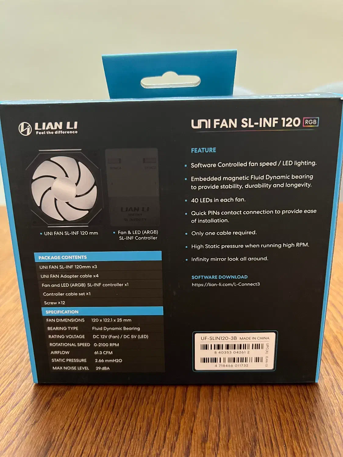 فن کیس Lian Li Uni Fan SL-Infinity - 3 in 1 Black|قطعات و لوازم جانبی رایانه|ساری, |دیوار