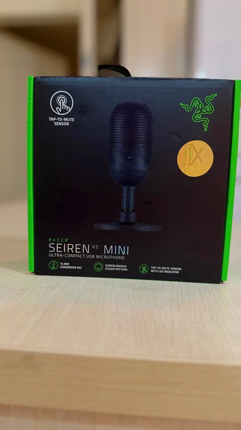 میکروفون Razer Seiren V3 Mini آکبند +گارانتی معتبر|قطعات و لوازم جانبی رایانه|تهران, صادقیه|دیوار