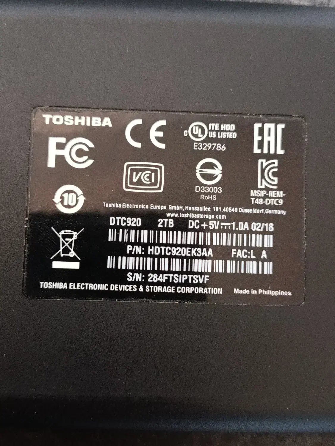 هارد اکسترنال توشیبا|قطعات و لوازم جانبی رایانه|نورآباد ممسنی, |دیوار