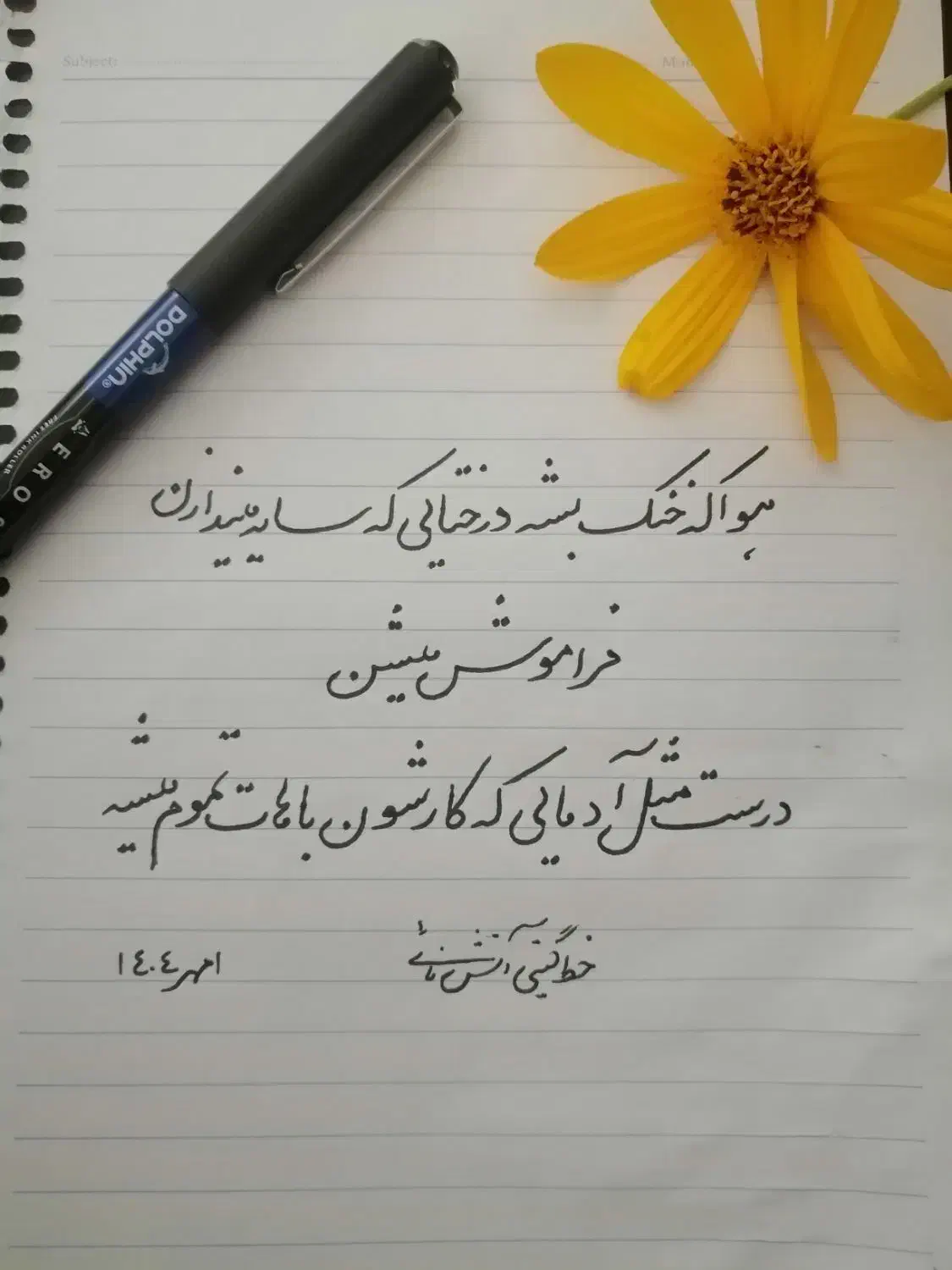 آموزش خوشنویسی تحریری ویژه‌ی تمام سنین|خدمات آموزشی|نیشابور, بنیاد شهید|دیوار