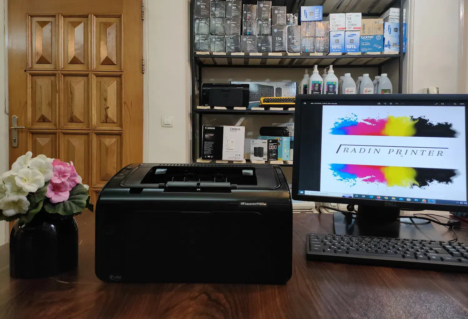 پرینتر HP LaserJet P1102w  لیزری بی‌سیم|پرینتر، اسکنر، کپی، فکس|تهران, ایرانشهر|دیوار