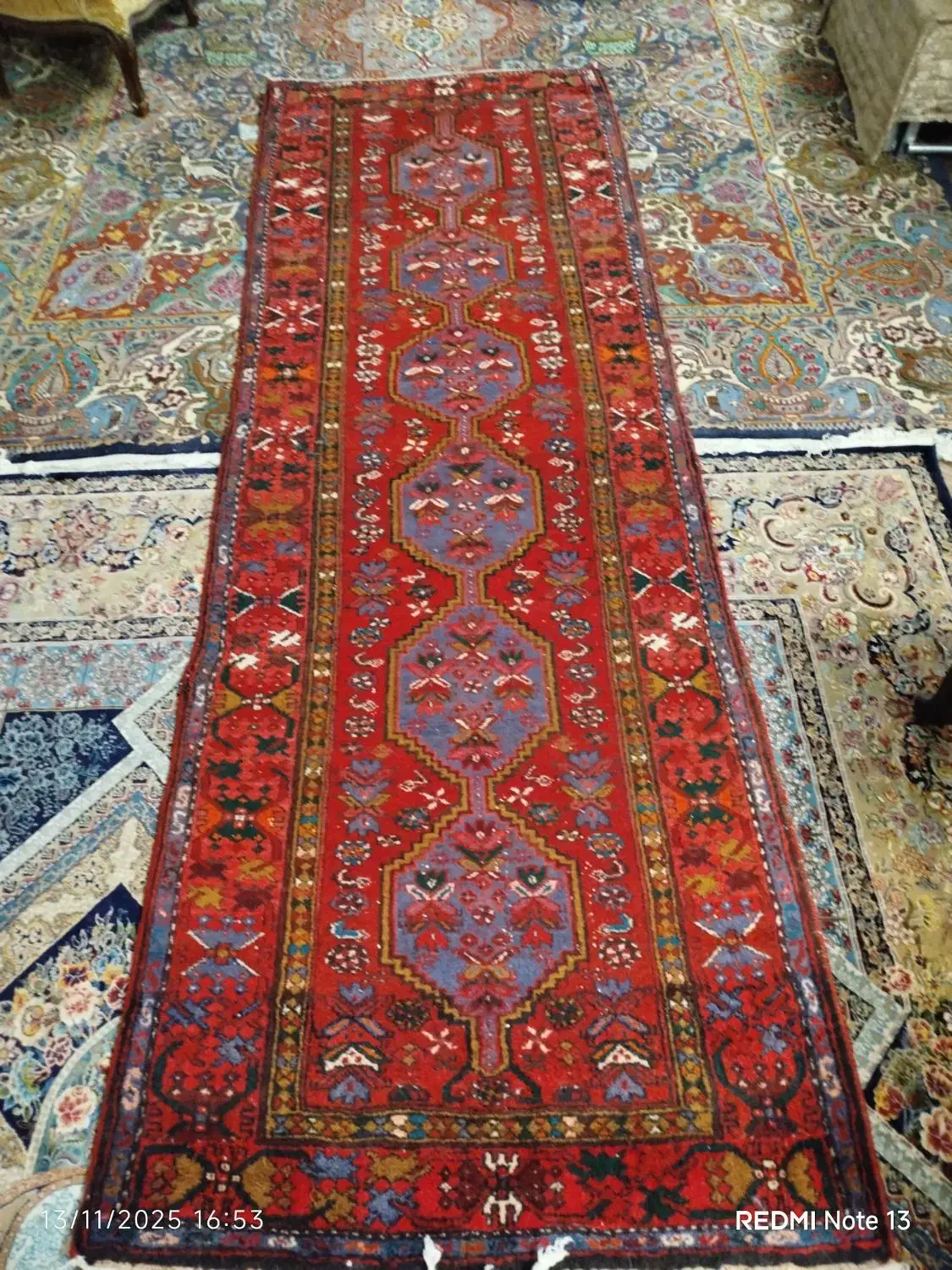 قالیچه ۳ متری|فرش|قزوین, |دیوار