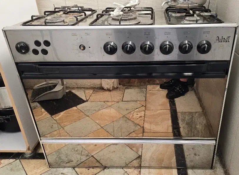 اجاق گاز فردار آردل تمام استیل سالم|اجاق گاز و لوازم برقی پختوپز|مشهد, آزادشهر|دیوار