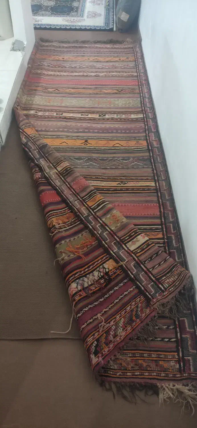 فرش گلیم دست بافت|گلیم، جاجیم، گبه|مشهد, نظام دوست|دیوار