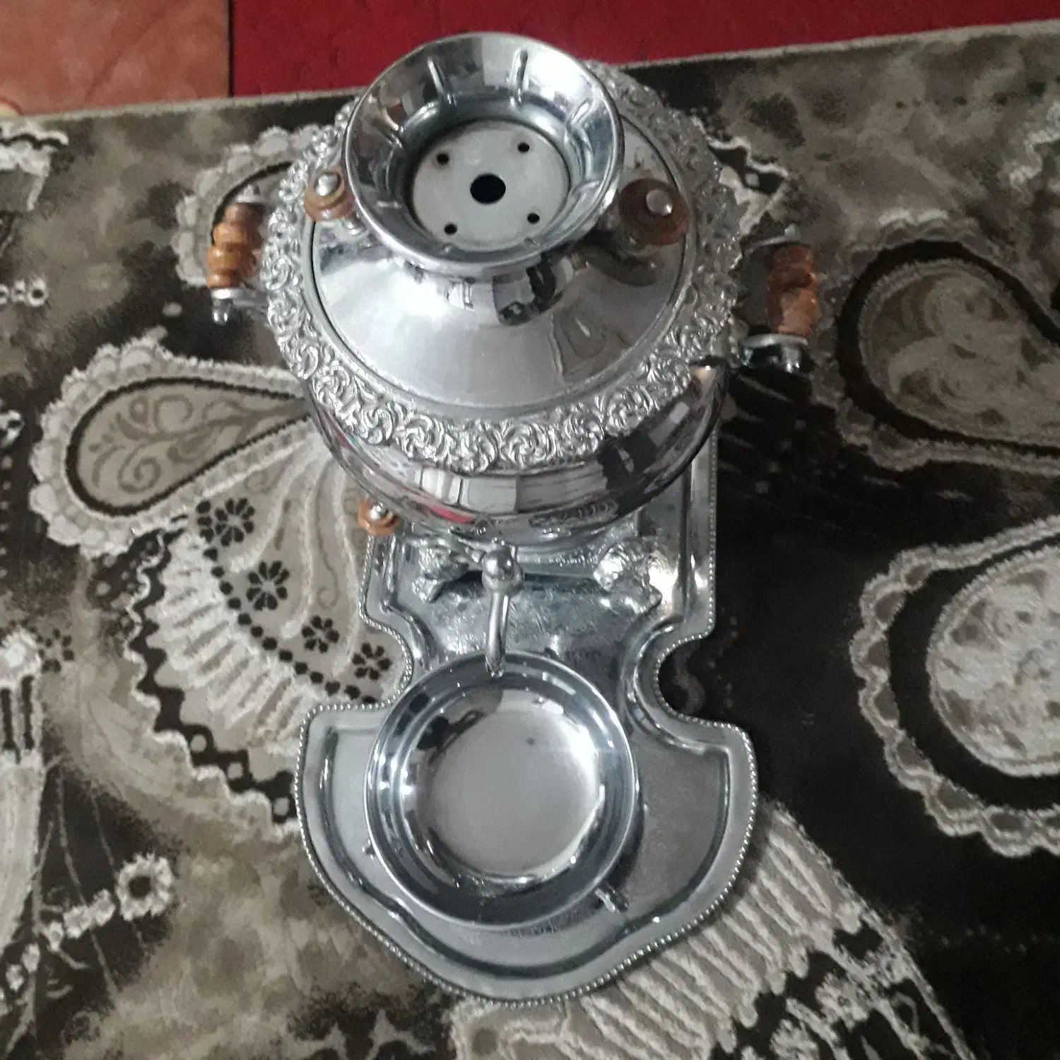 سماور برقی برنجی|سماور، چای‌ساز، قهوه‌ساز|اسلام‌شهر, شهرک مهدیه|دیوار