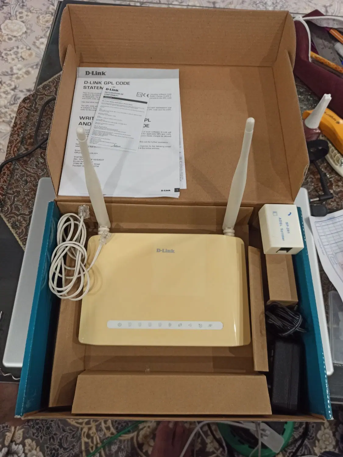 مودم ADSL-D LINK 2750U|مودم و تجهیزات شبکه|تهران, حکیمیه|دیوار