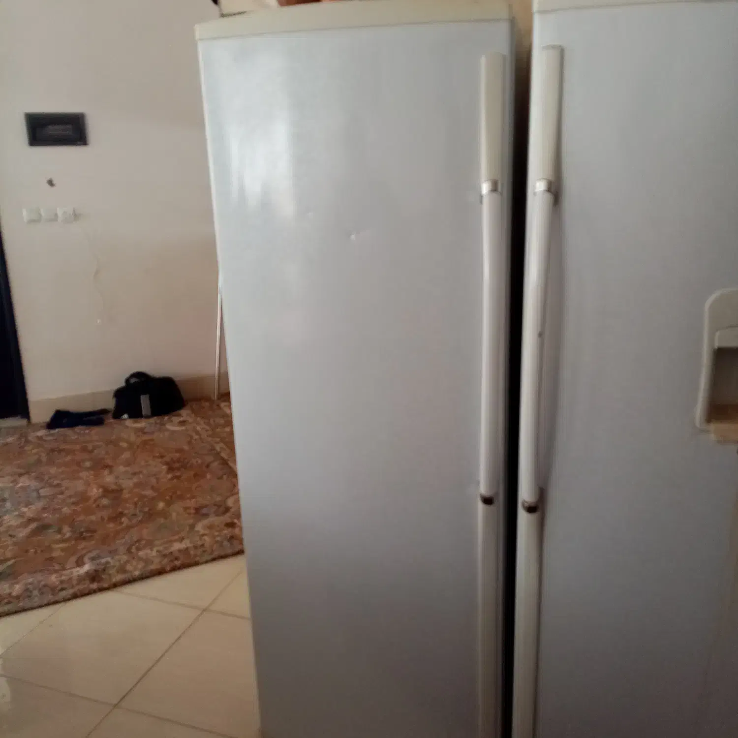 یخچال دوقلو الکترواستیل کاخک معاوضه باموتور سیکلت|یخچال و فریزر|کاخک, |دیوار