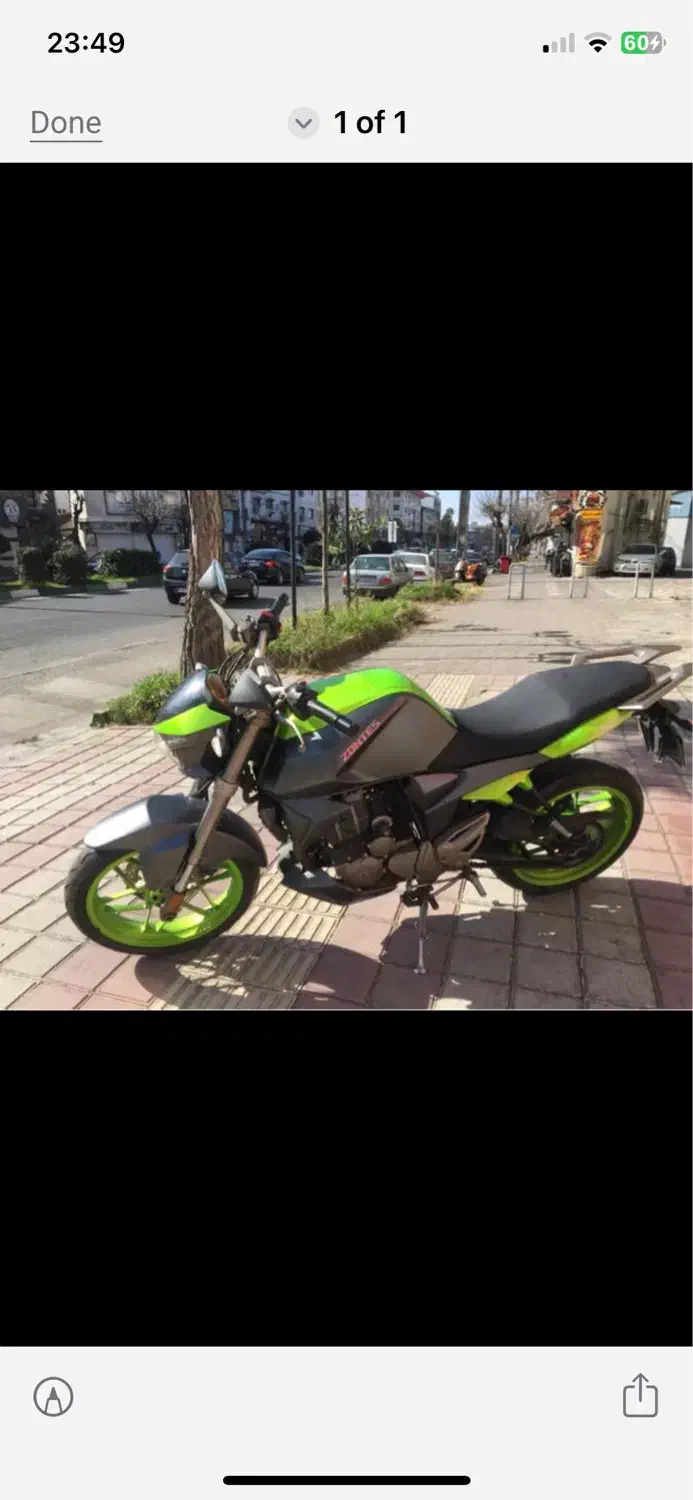 موتور زونتس۲۵۰ بنلی چک و اقساطی|موتورسیکلت|رشت, لاکانی|دیوار