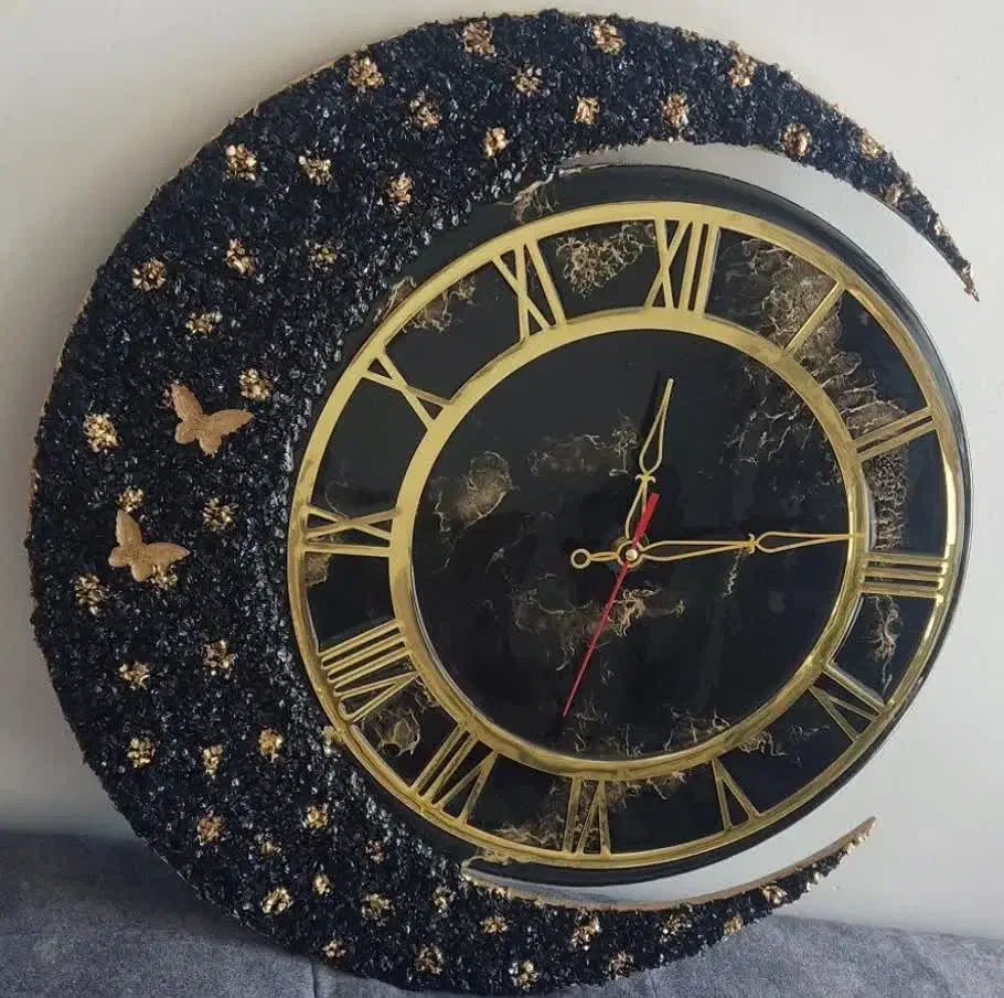 ساعت رزینی|ساعت دیواری و تزئینی|شیراز, گلشن|دیوار