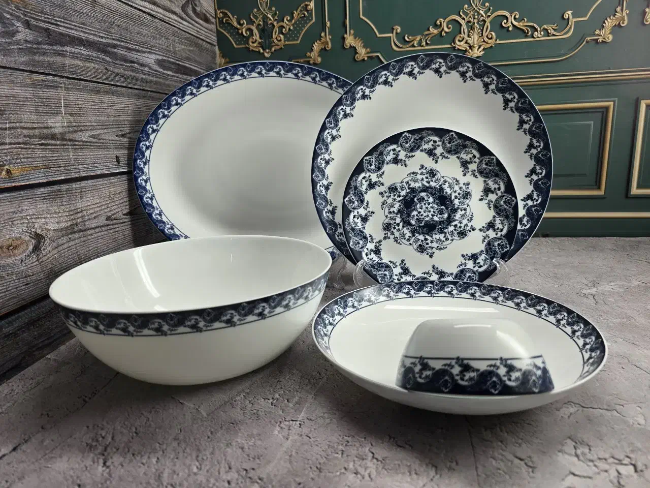 چینی|ظروف سرو و پذیرایی|بندر انزلی, لیچارگی حسن رود|دیوار