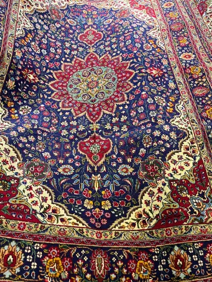 شش متری تبریز سرمه ای جفت|فرش|تهران, سعادتآباد|دیوار