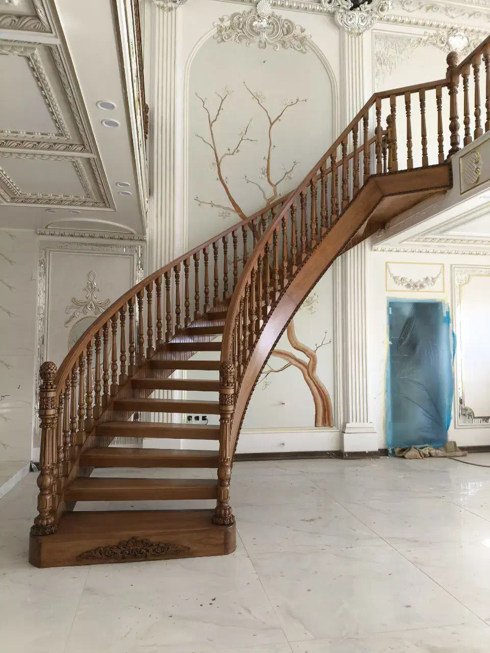 پله چوبی فلزی درب چوبی لابی دکورچوبی بوفه|مصالح و تجهیزات ساختمان|تهران, بهار|دیوار