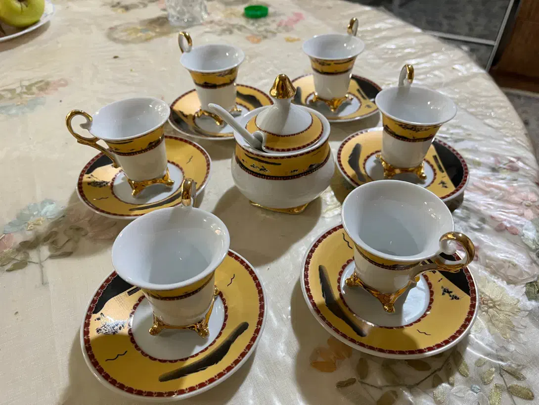 فنجان طرح غروب|ظروف سرو و پذیرایی|قم, شهرک قدس|دیوار