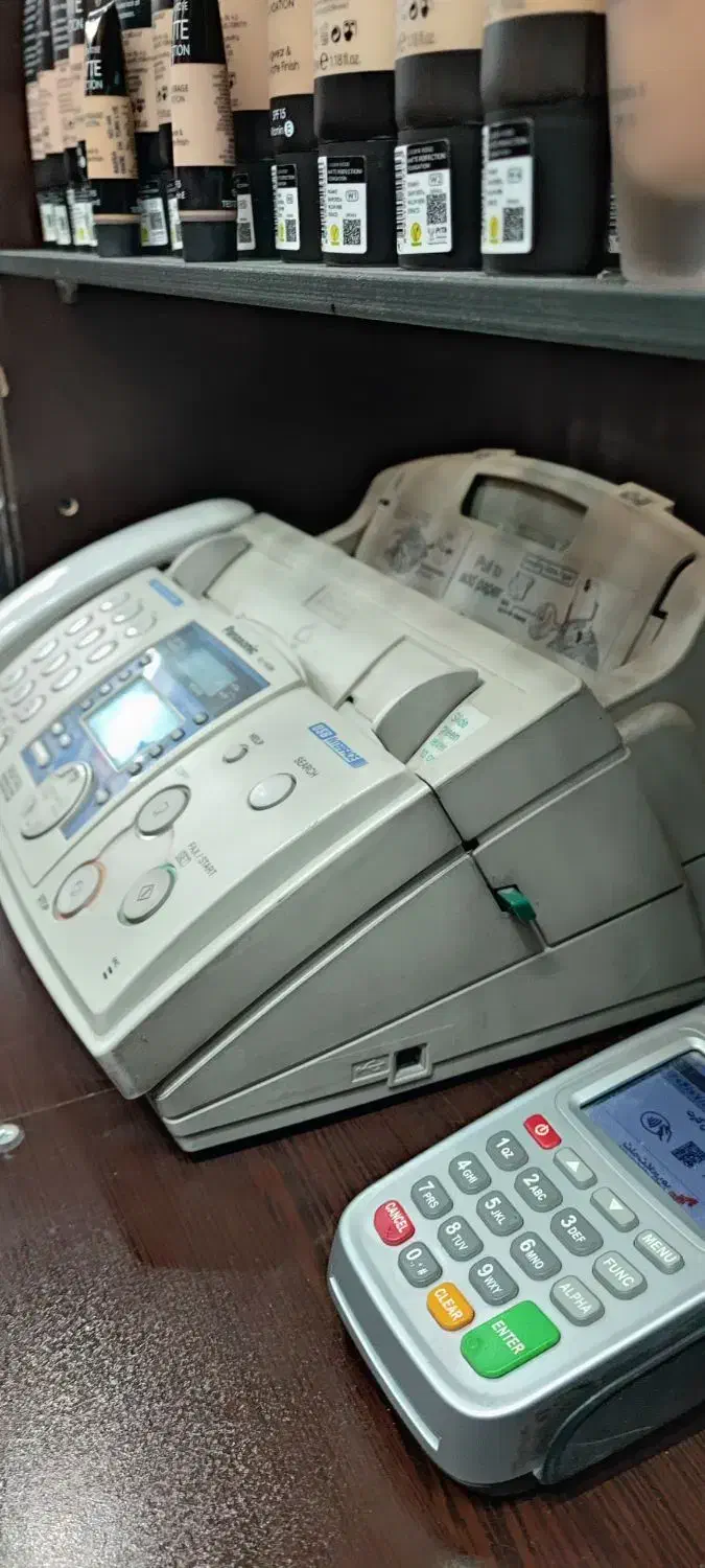 تلفن فکس پیام گیر پاناسونیک|پرینتر، اسکنر، کپی، فکس|شیراز, درکی|دیوار