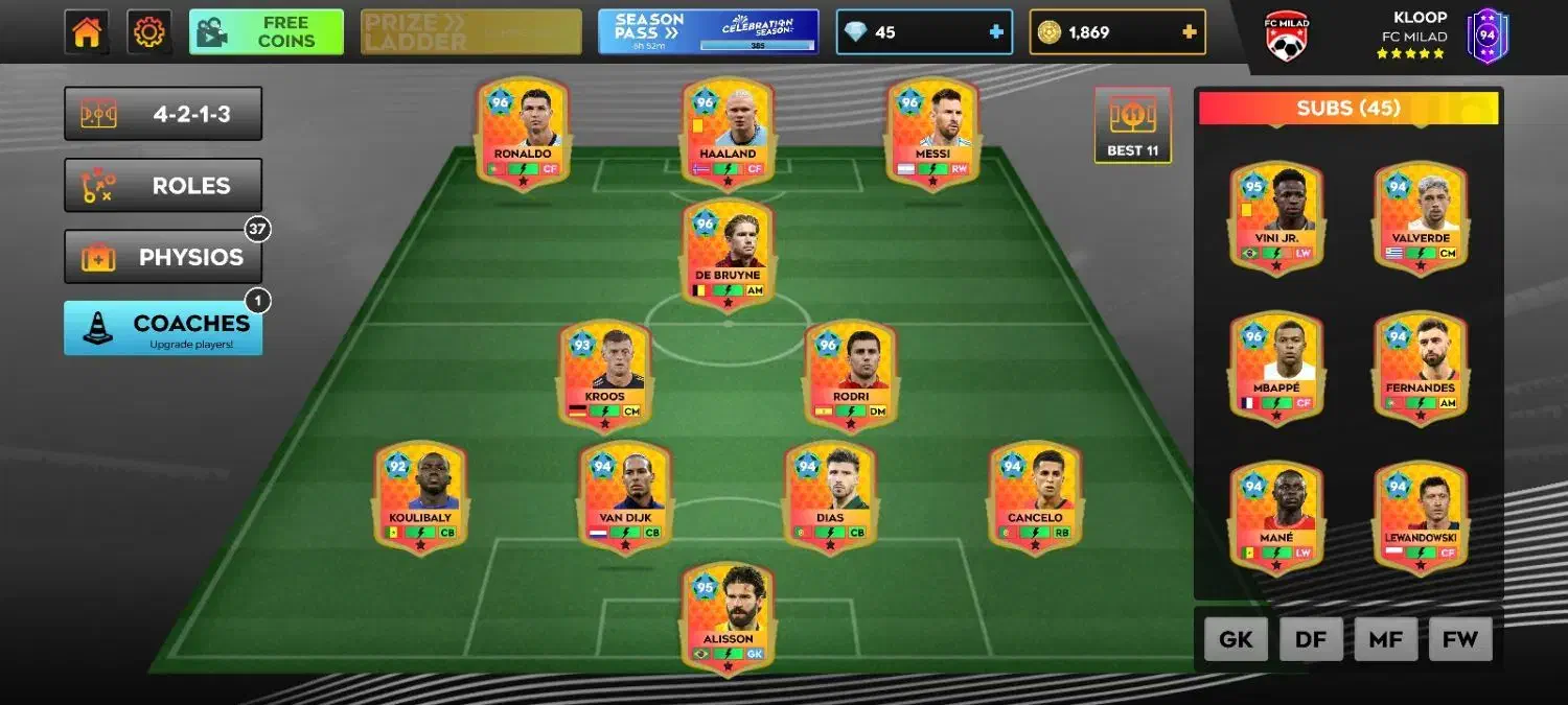 اکانت دریم لیگ level94|کنسول، بازی ویدئویی و آنلاین|جهرم, |دیوار