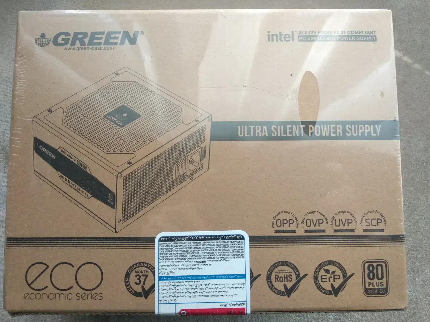 پاور گرین GP400A-ECO توان 400 وات|قطعات و لوازم جانبی رایانه|تهران, شهرک شریفی|دیوار