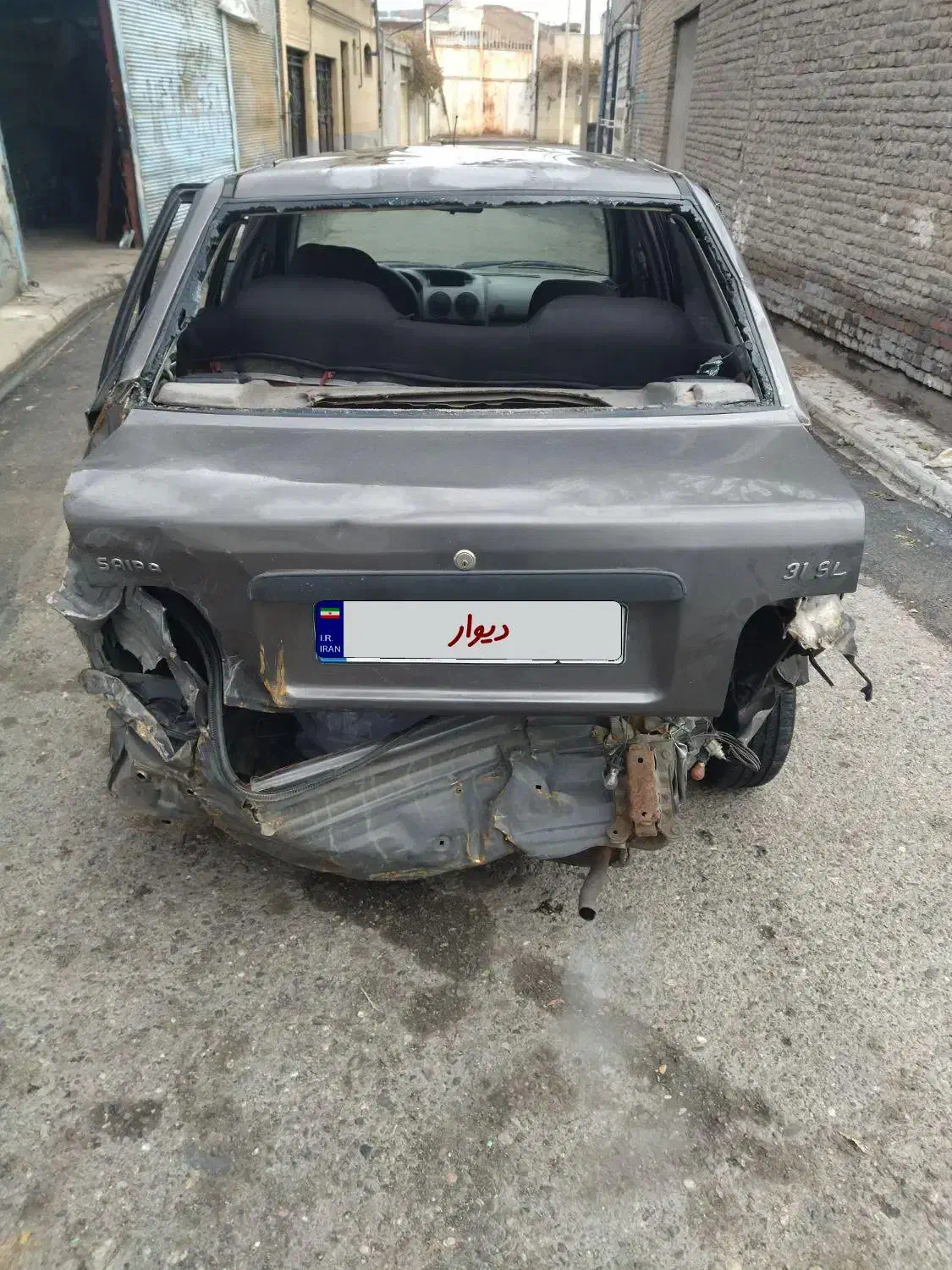 پراید ۹۰ دوگانه کارخانه تصادفی کم کار|خودرو سواری و وانت|میاندوآب, |دیوار