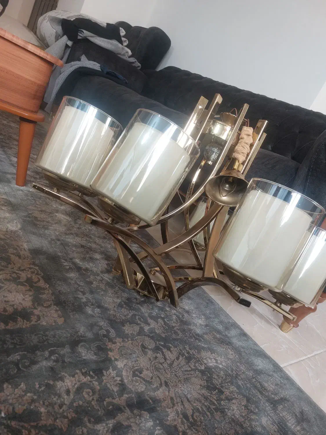 لوستر|لوستر و چراغ آویز|هشتگرد, شهرک ریحانه|دیوار