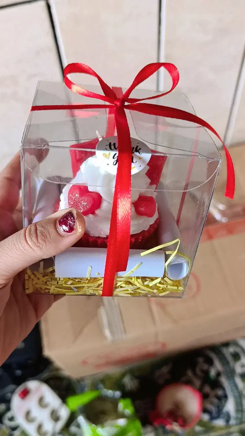 پک شمع کاپ کیکی ولنتاین|صنایع دستی و سایر لوازم تزئینی|امیدیه, |دیوار