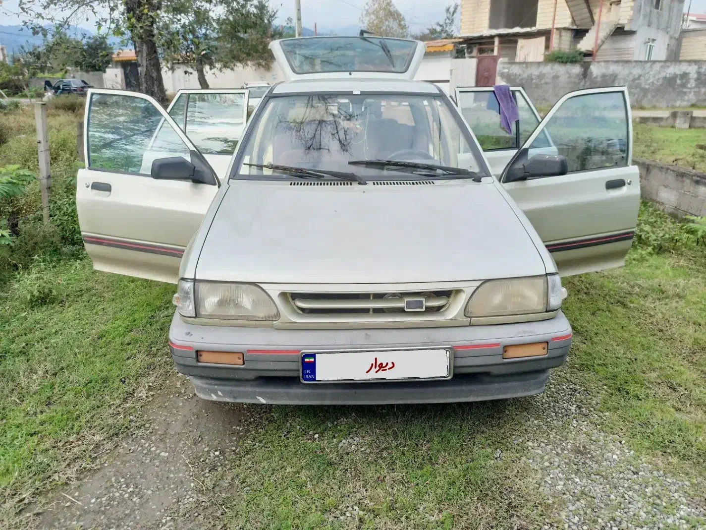 پراید هاچ بک سبز طلایی|خودرو سواری و وانت|تالش, هشتپر|دیوار