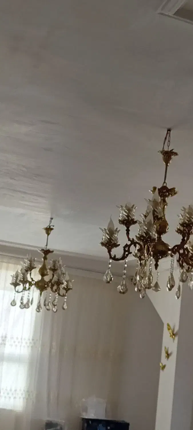 لوستر برنز|لوستر و چراغ آویز|تبریز, |دیوار