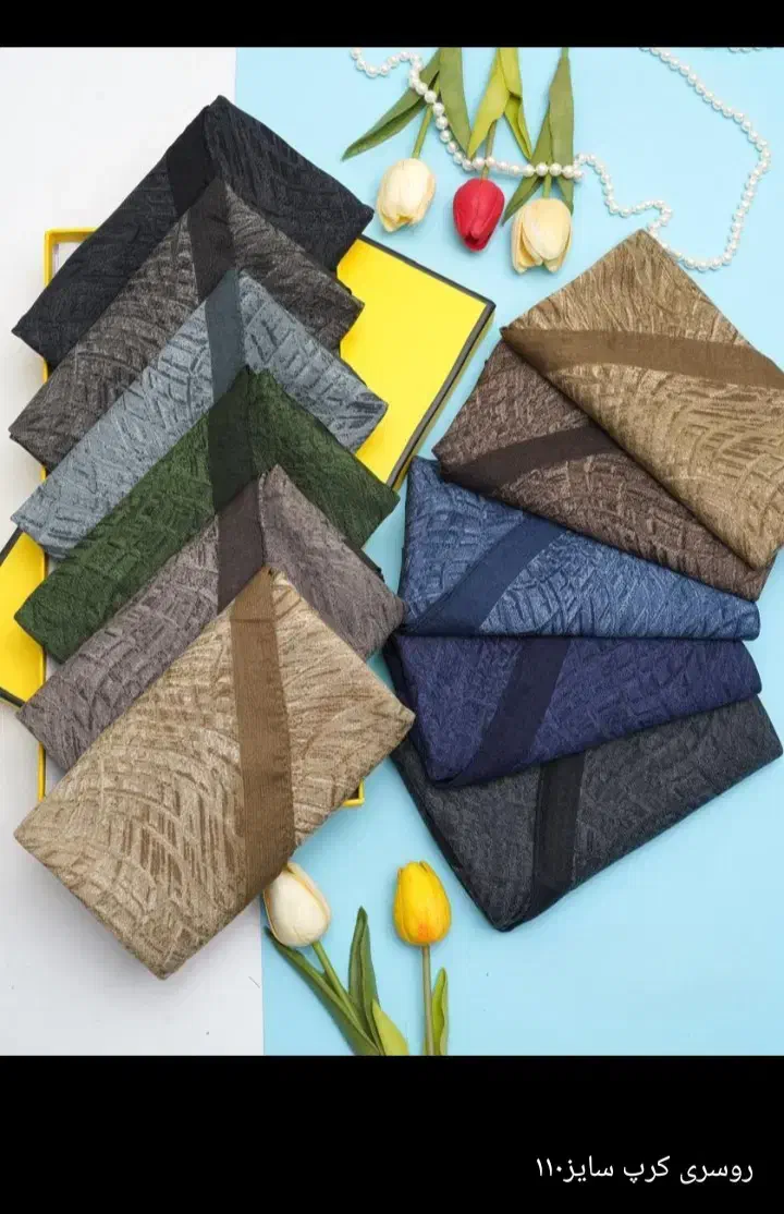 روسری طرح دار زنانه، ۴۰٪ تخفیف به مناسب روز مادر|لباس|ایوان, |دیوار