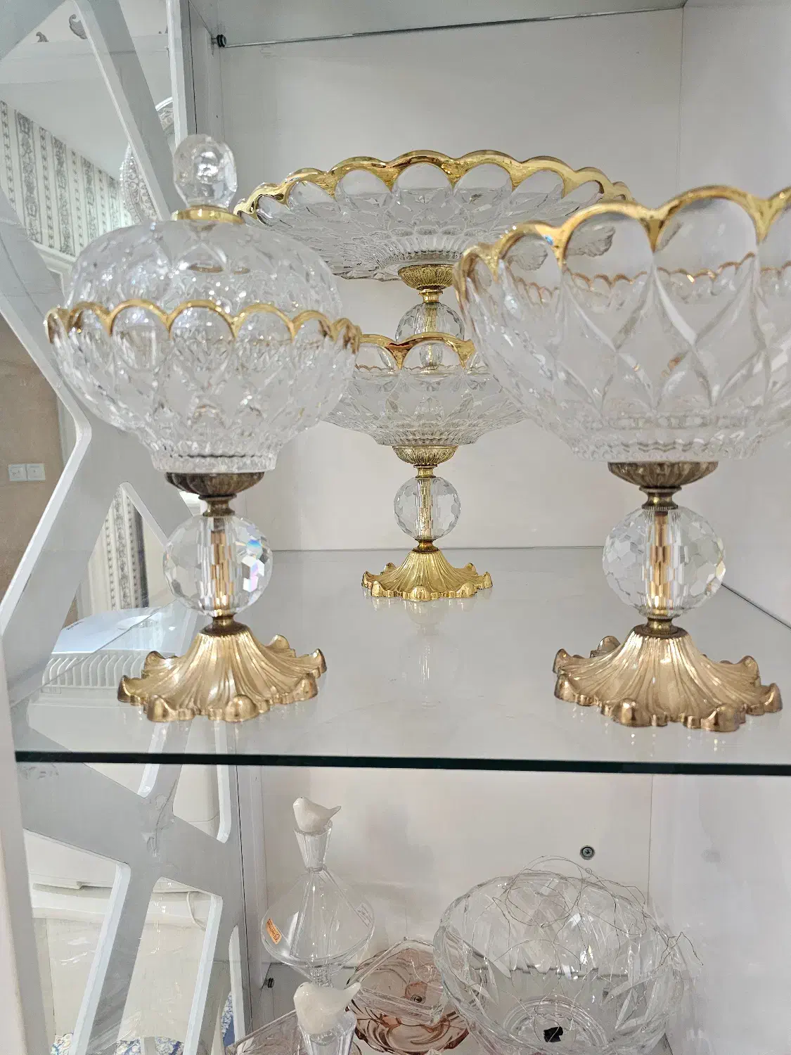 ظروف کریستالی طرح آنجلیکا دور طلایی|ظروف سرو و پذیرایی|تهران, امیریه|دیوار