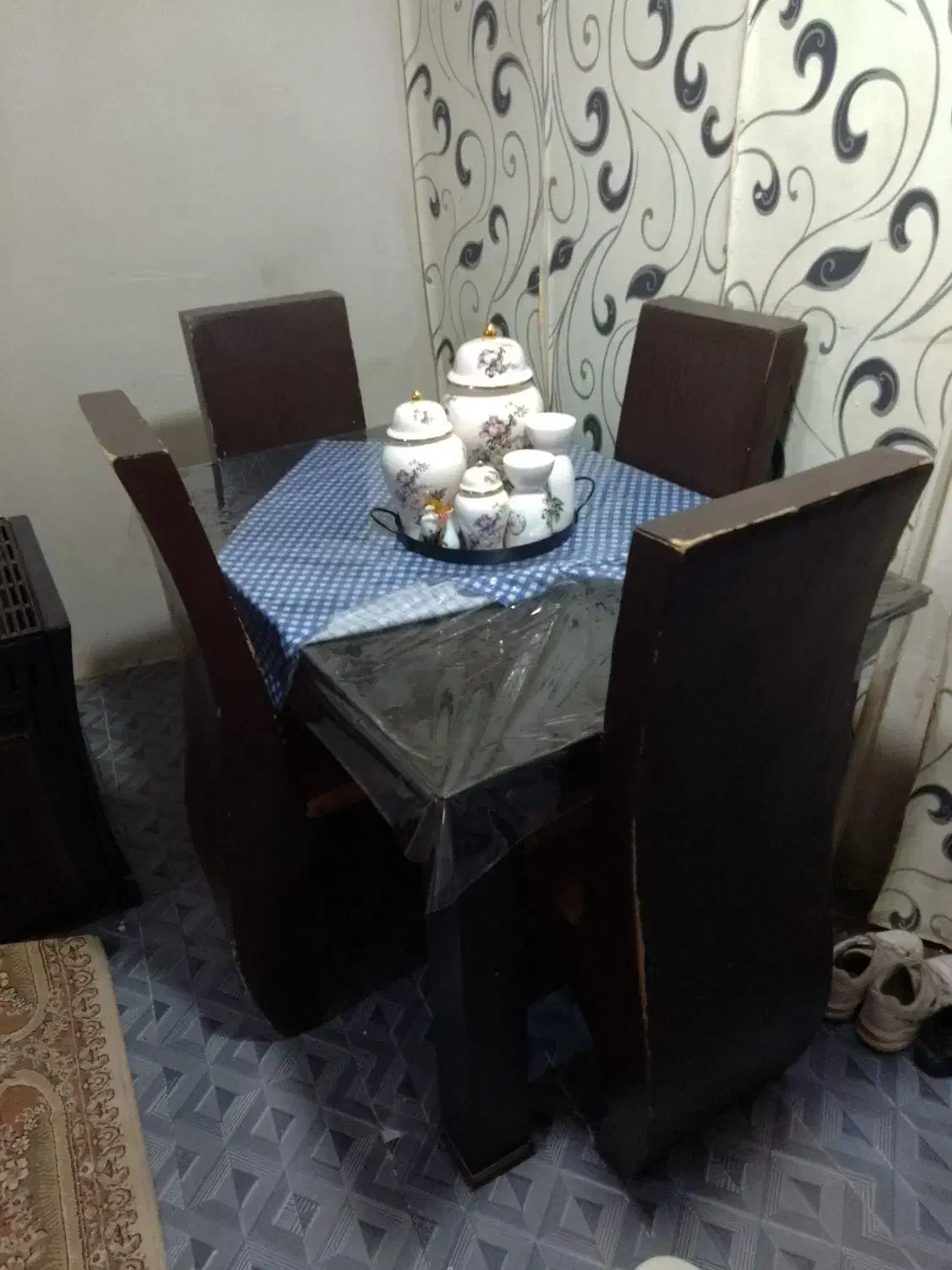 میز ناهار خوری ۴نفره|میز و صندلی غذاخوری|گرگان, |دیوار