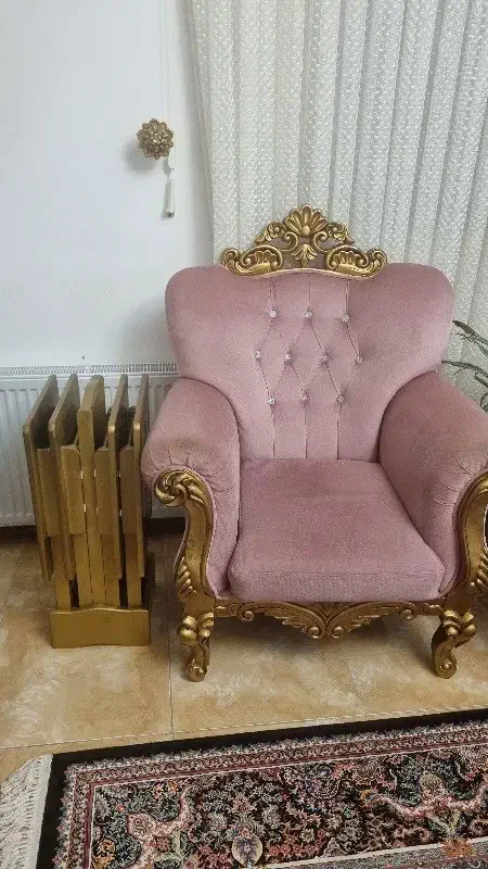 مبل و جلو مبلی وعسلی غذاخوری|مبلمان خانگی و میز عسلی|ساری, |دیوار