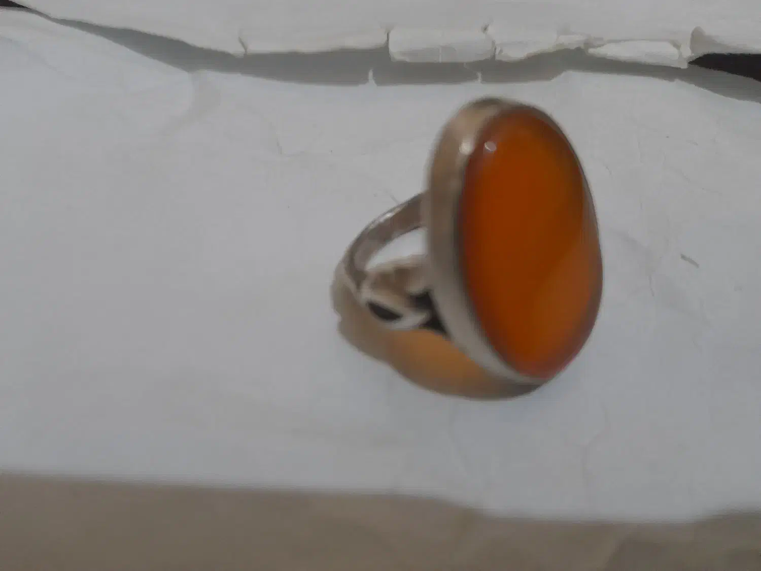 انگشتر نقره مردانه عقیق یمن سرخ|جواهرات|باقرشهر, |دیوار