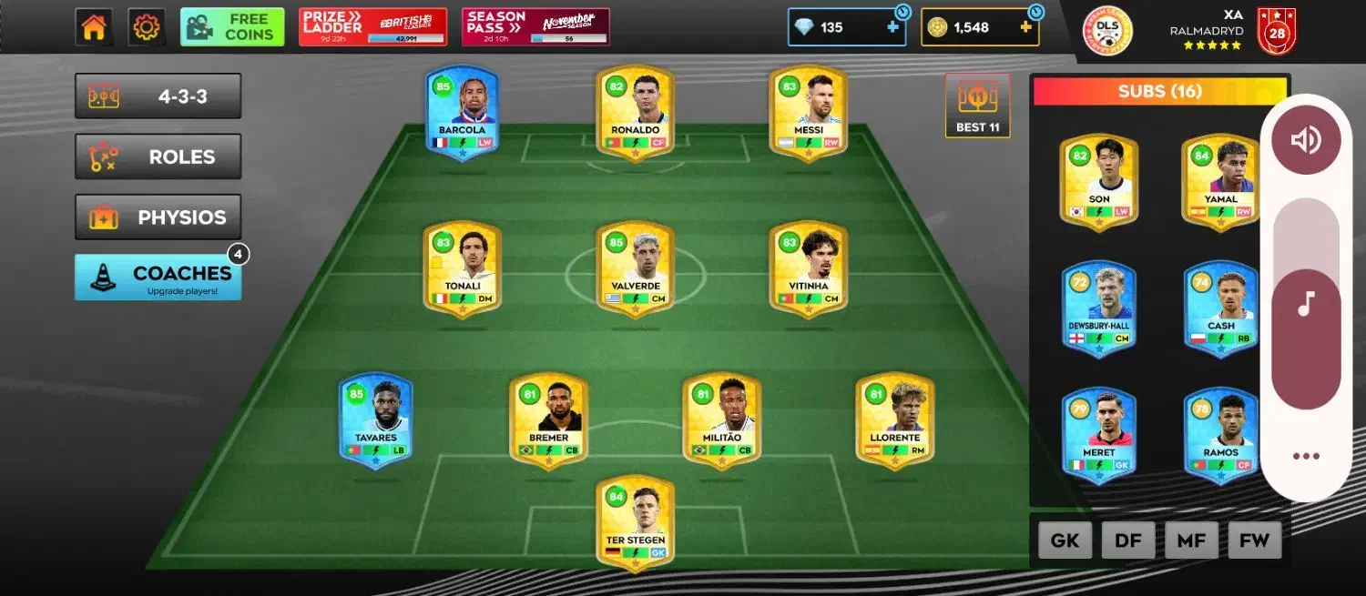 اکانت لیگ رویایی|کنسول، بازی ویدئویی و آنلاین|سبزوار, امیریه|دیوار