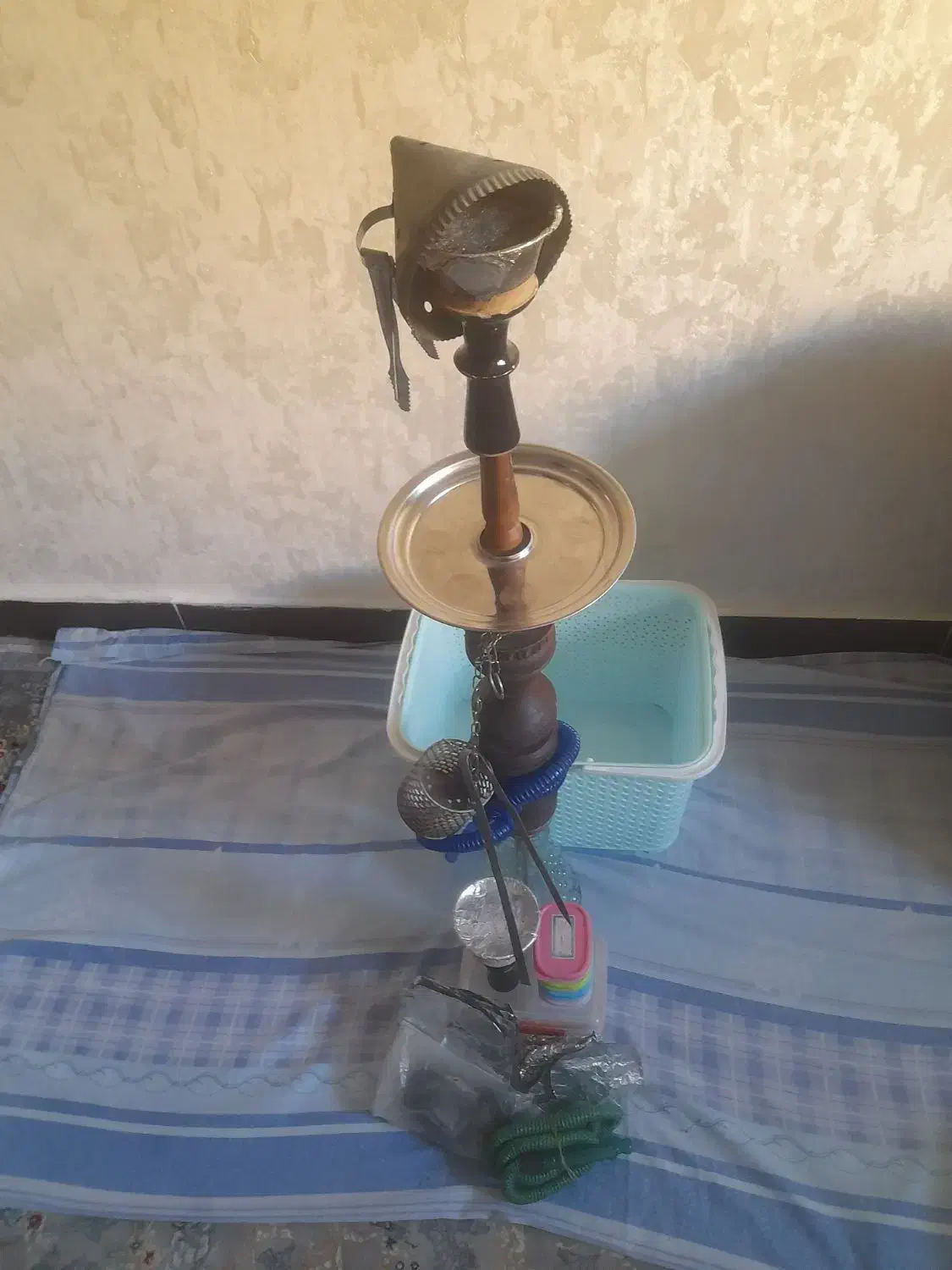 قلیان چوبی|کلکسیون و سرگرمی|مهاباد (آذربایجان غربی), |دیوار