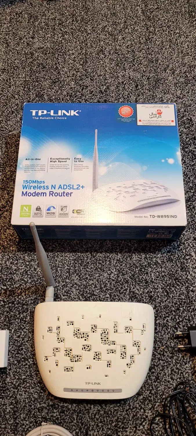 مودم ADSL TP-LINK TD-W8951ND|مودم و تجهیزات شبکه|مشهد, فرهنگ|دیوار