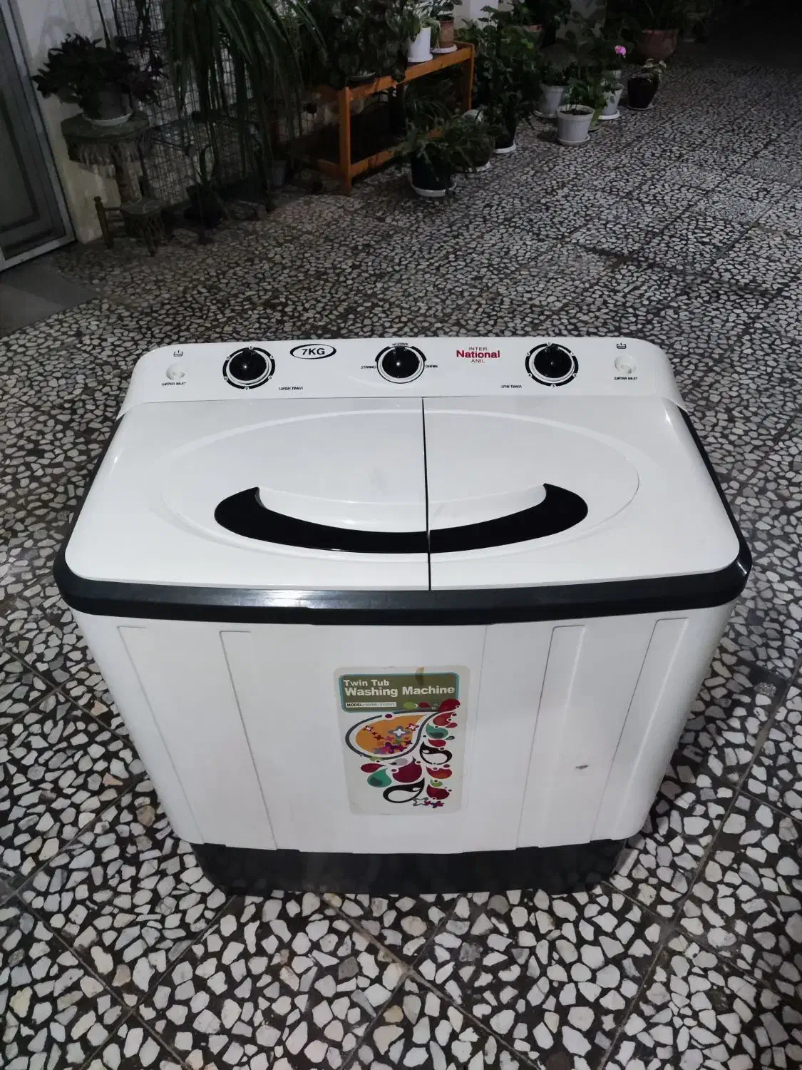 ماشین لباسشویی دوقلو اینترنشنال هفت کیلویی|ماشین لباسشویی و خشک‌کن لباس|رودسر, |دیوار
