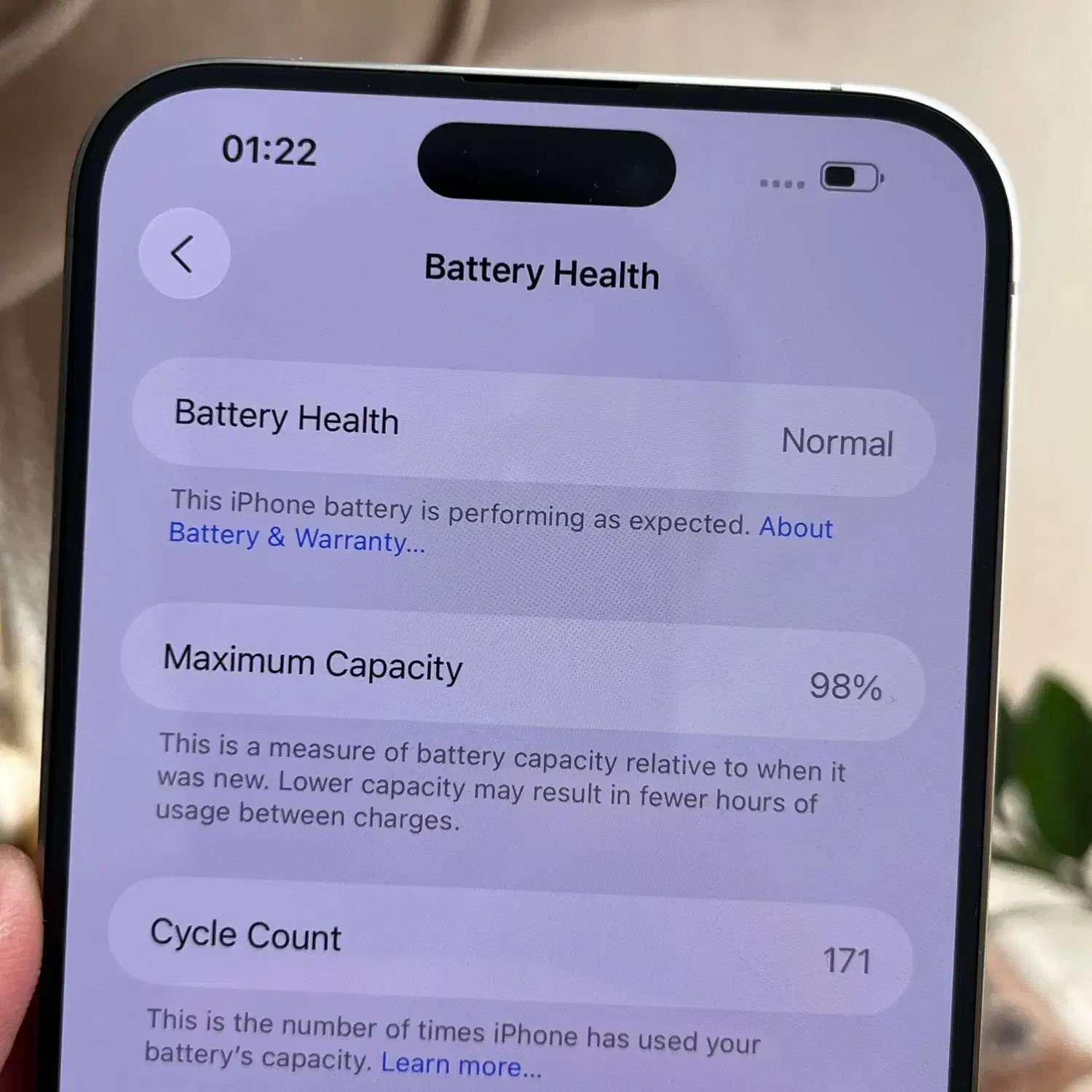 آیفون ۱۵ پرومکس ۲۵۶ گیگ باطری ۹۸٪ ZAA|موبایل|تهران, شهرک غرب|دیوار