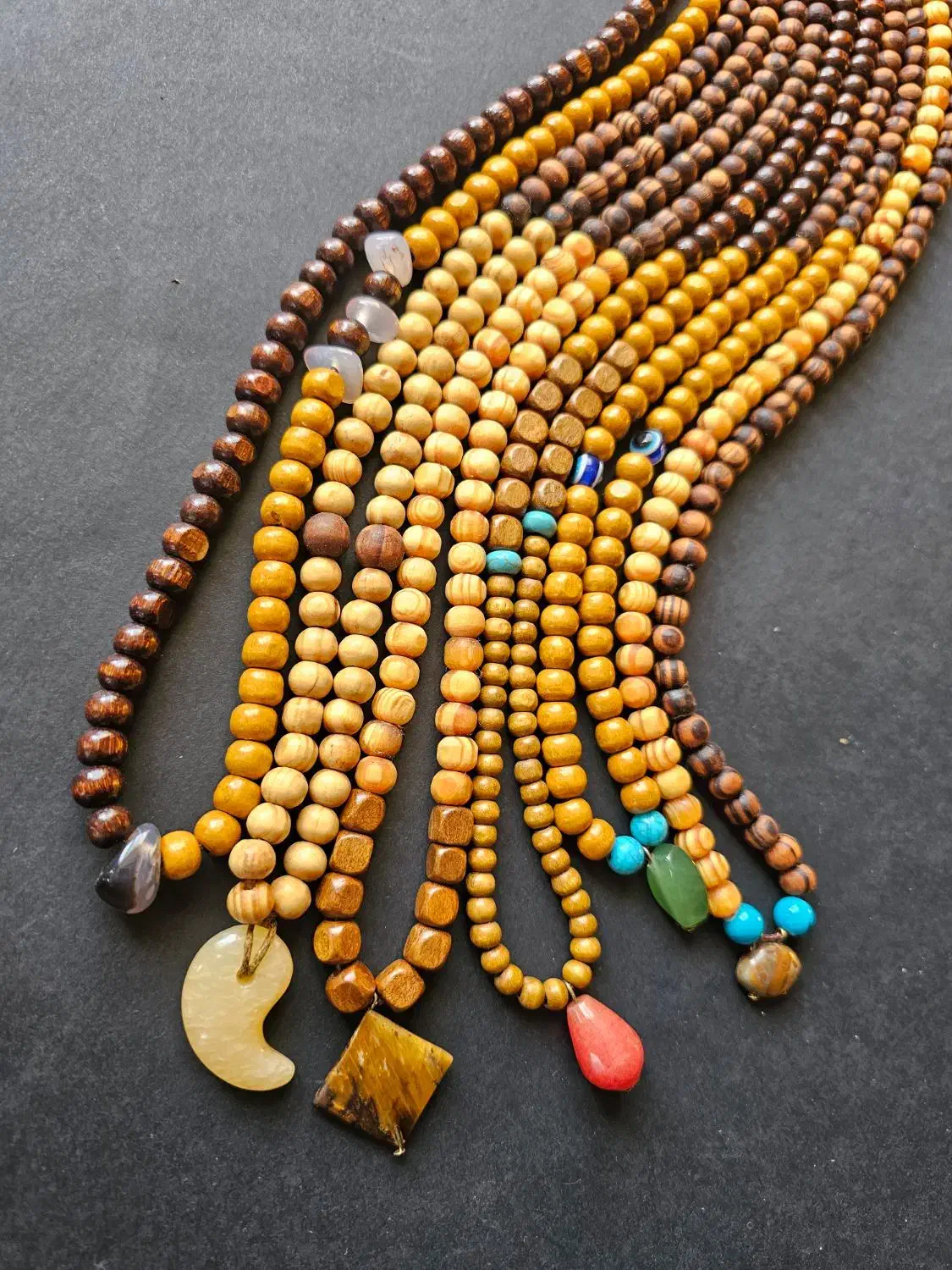 گردنبند چوبی|بدلیجات|اراک, |دیوار