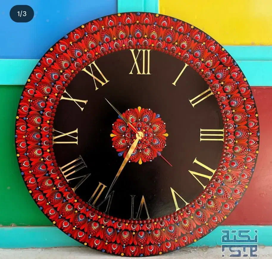 انواع ساعت های جذابو خاص با طرح ورنگ دلخواه شما|ساعت دیواری و تزئینی|بیرجند, |دیوار