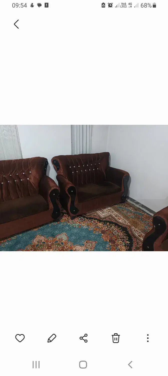 فروش مبل هفت نفره سالم و ارزان|مبلمان خانگی و میز عسلی|بهشهر, |دیوار