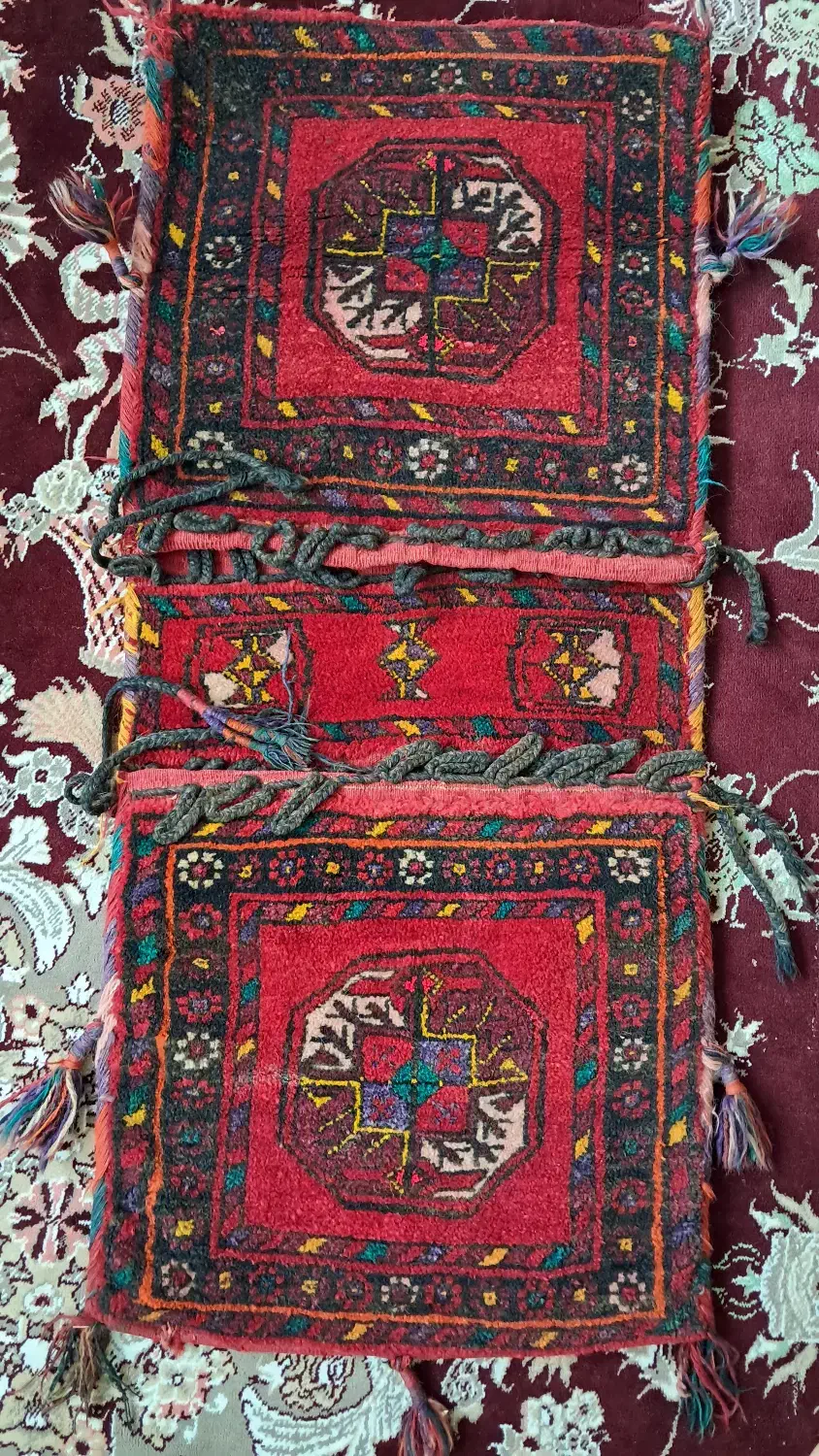خورجین دستباف قدیمی|تابلو فرش|بجنورد, |دیوار