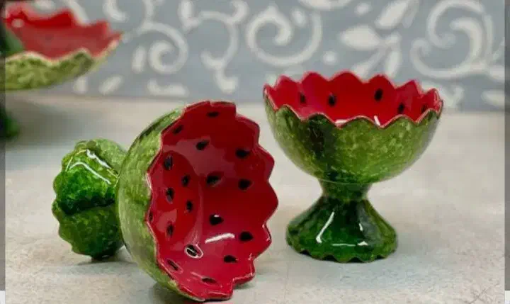 تم سرویس هندوانه سرامیکی یلدایی|ظروف سرو و پذیرایی|ملارد, |دیوار