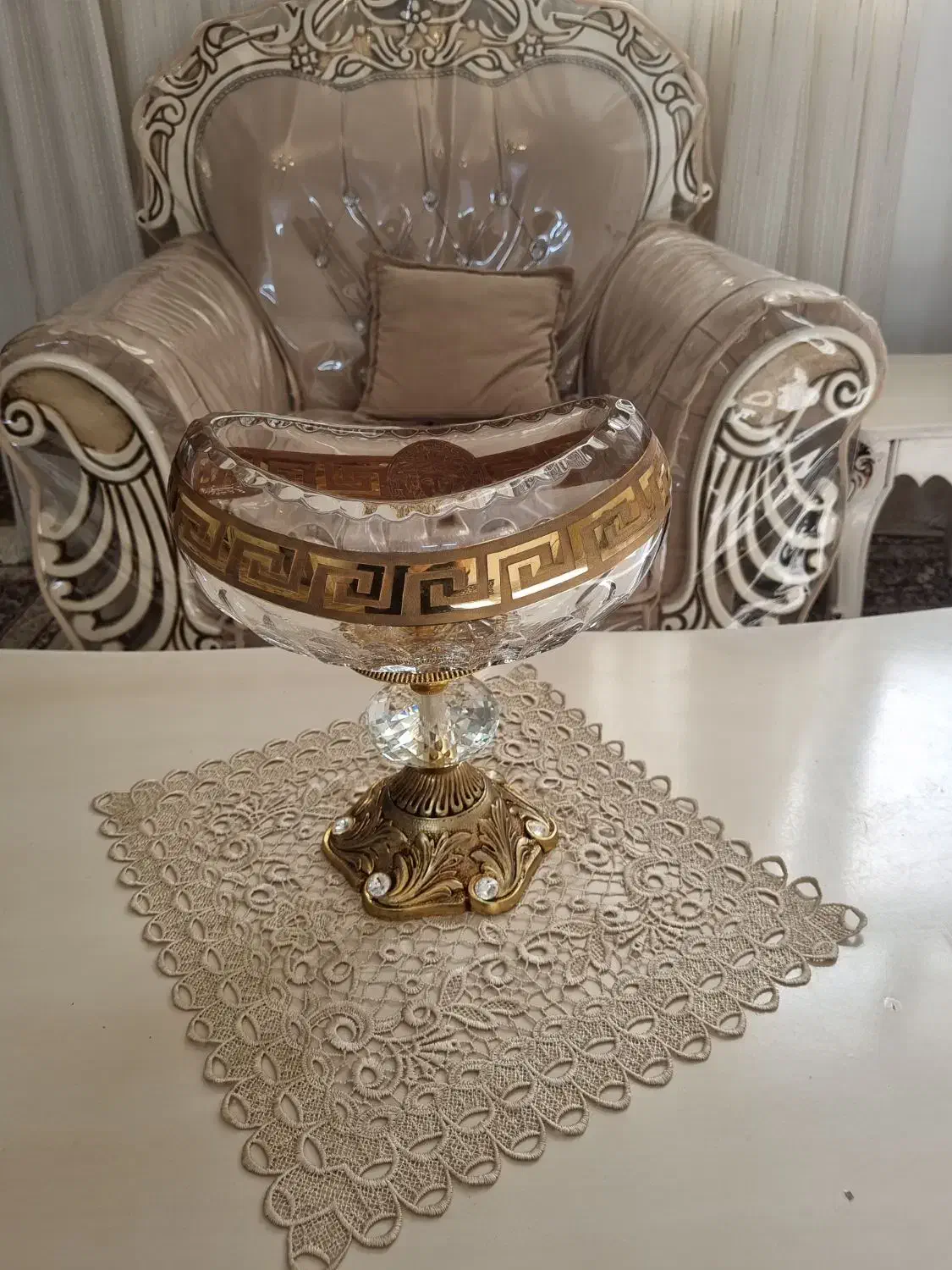 کشکول کریستال چک|صنایع دستی و سایر لوازم تزئینی|قم, باغ پنبه|دیوار