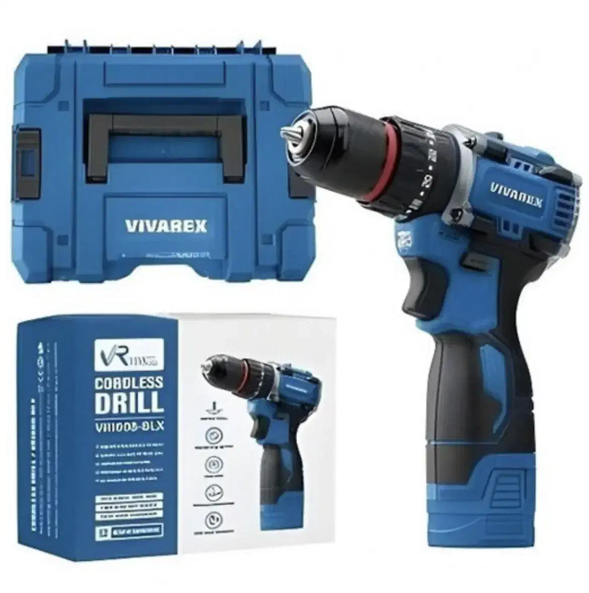 دریل شارژی براشلس ویوارکس ۱۶ ولت چکشی با گارانتی|ابزارآلات|زنجان, |دیوار