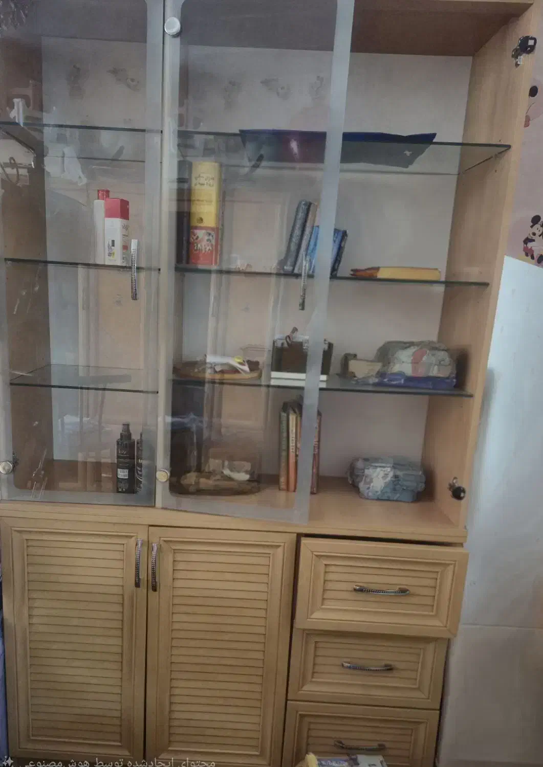 کتابخانه ،کمد|کتابخانه، شلف، قفسه‌های دیواری|مشکین‌دشت, |دیوار