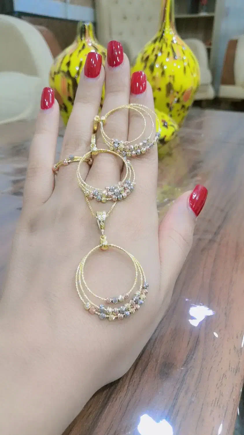 نقره وارداتی/ست های شیک/آبکاری طلا/|جواهرات|بانه, |دیوار